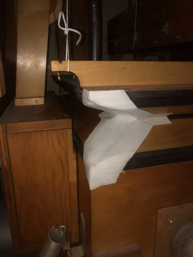Pipe organ workshop and installation photo — O’Neal Pipe Organs